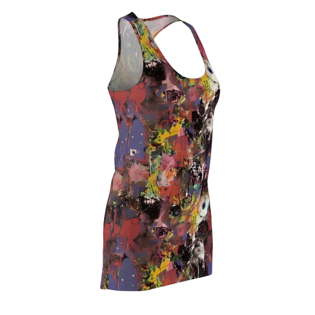 Riot of Rhythm on Racerback Dress — Front Side