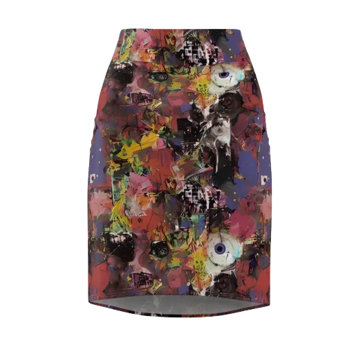 Riot of Rhythm on a Pencil Skirt