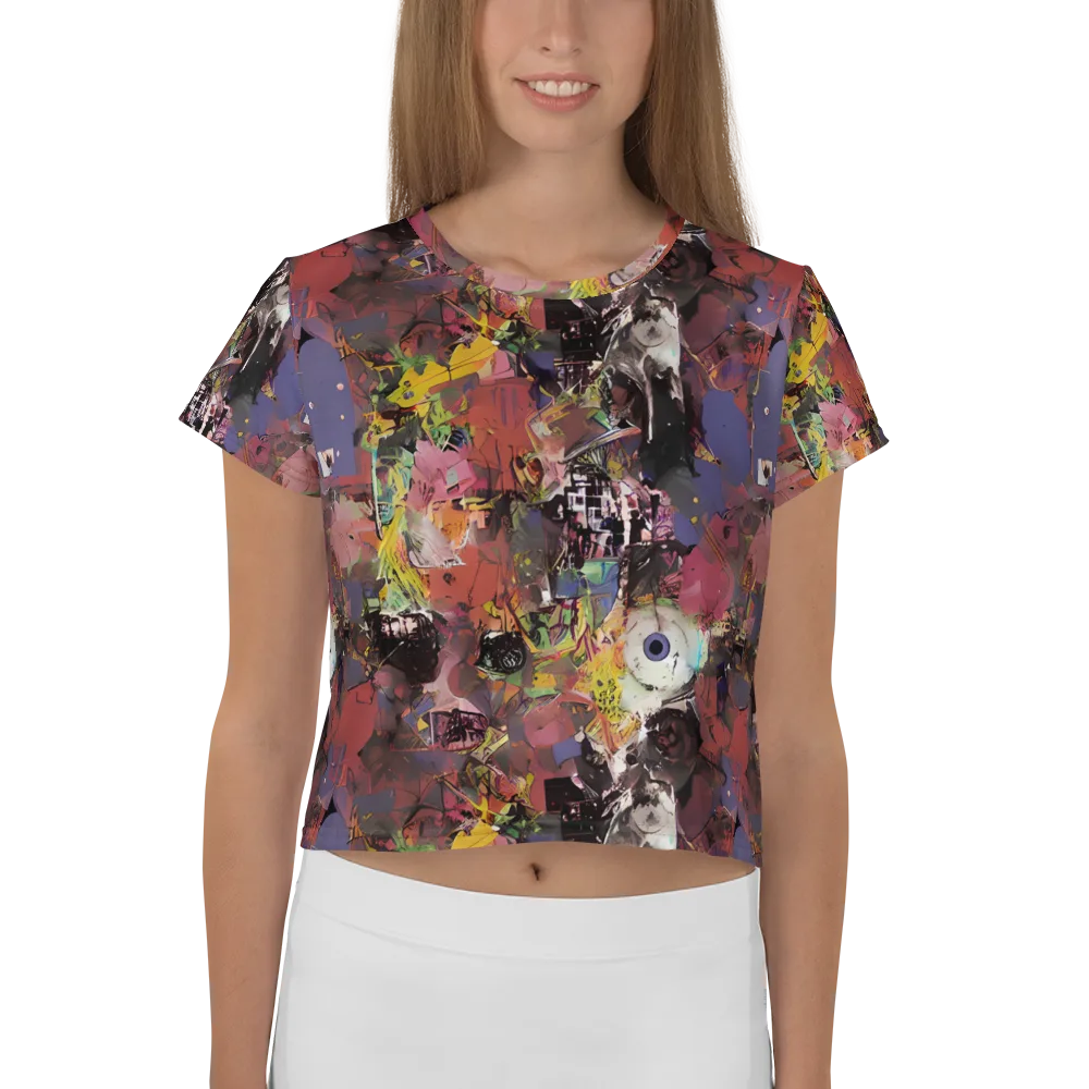 Riot of Rhythm on Crop Tee — Front