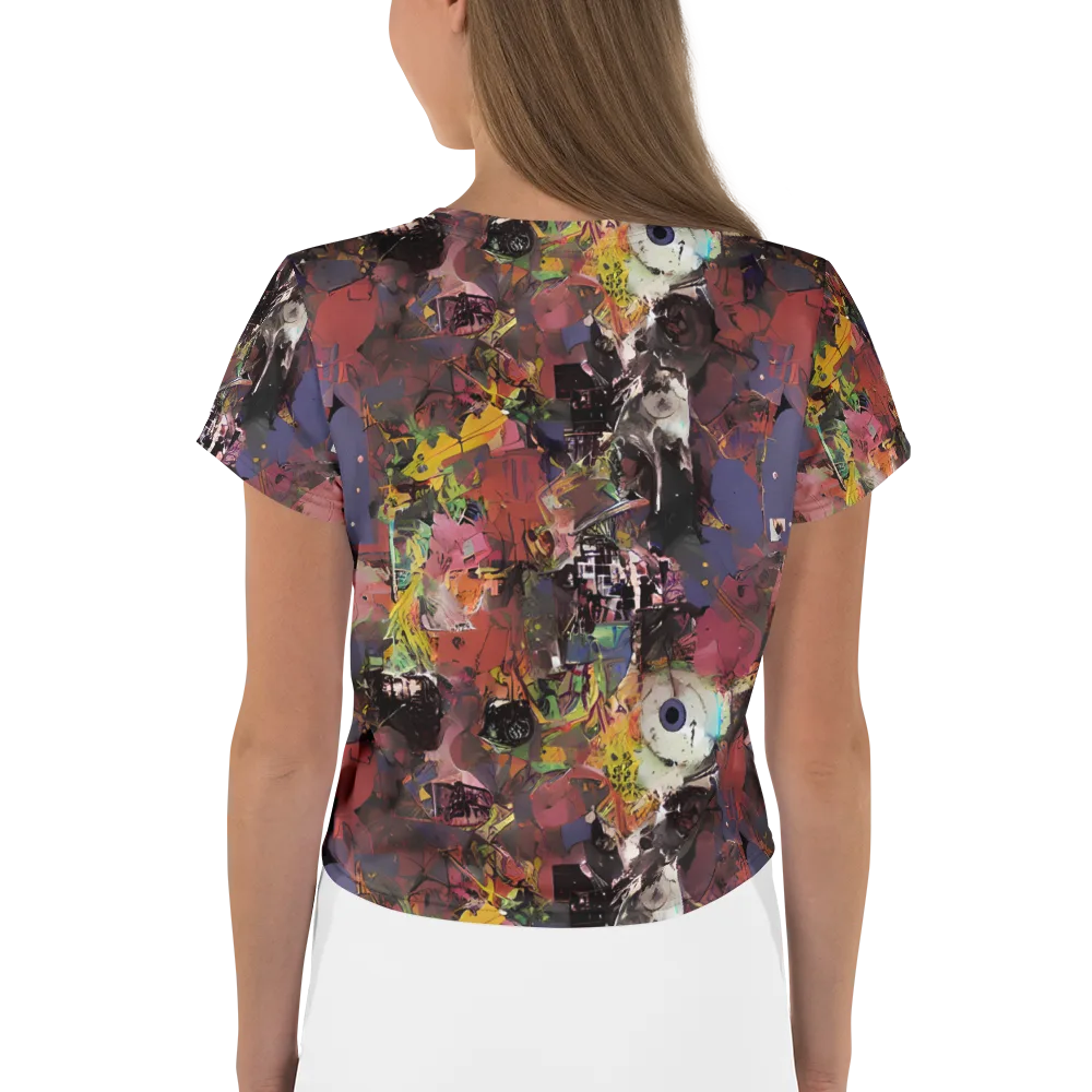 Riot of Rhythm on Crop Tee — Back
