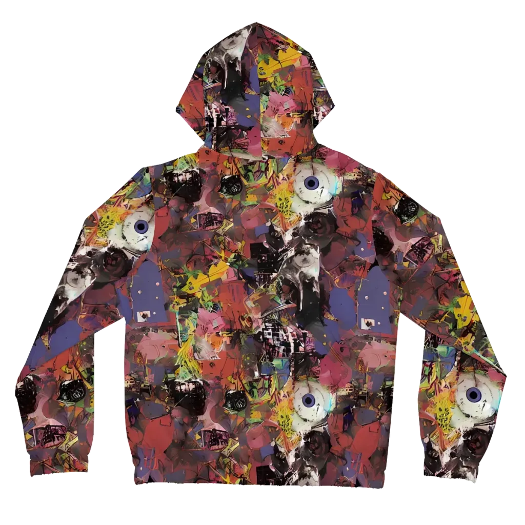 Riot of Rhythm on Women's Full-Zip Hoodie — Back