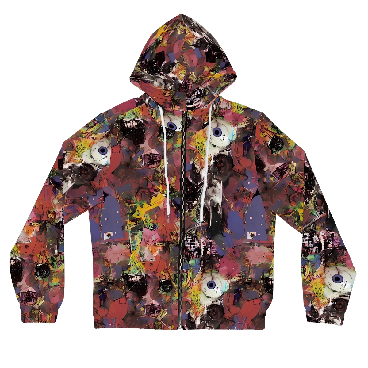 Riot of Rhythm on Women's Full-Zip Hoodie — Front