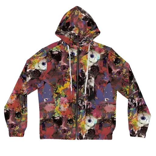 Riot of Rhythm on a Women's Full-Zip Hoodie
