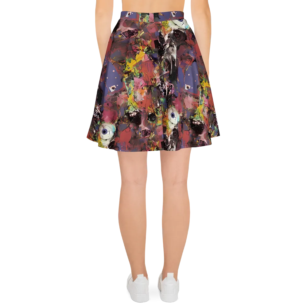 Riot of Rhythm on Skater Skirt — Back