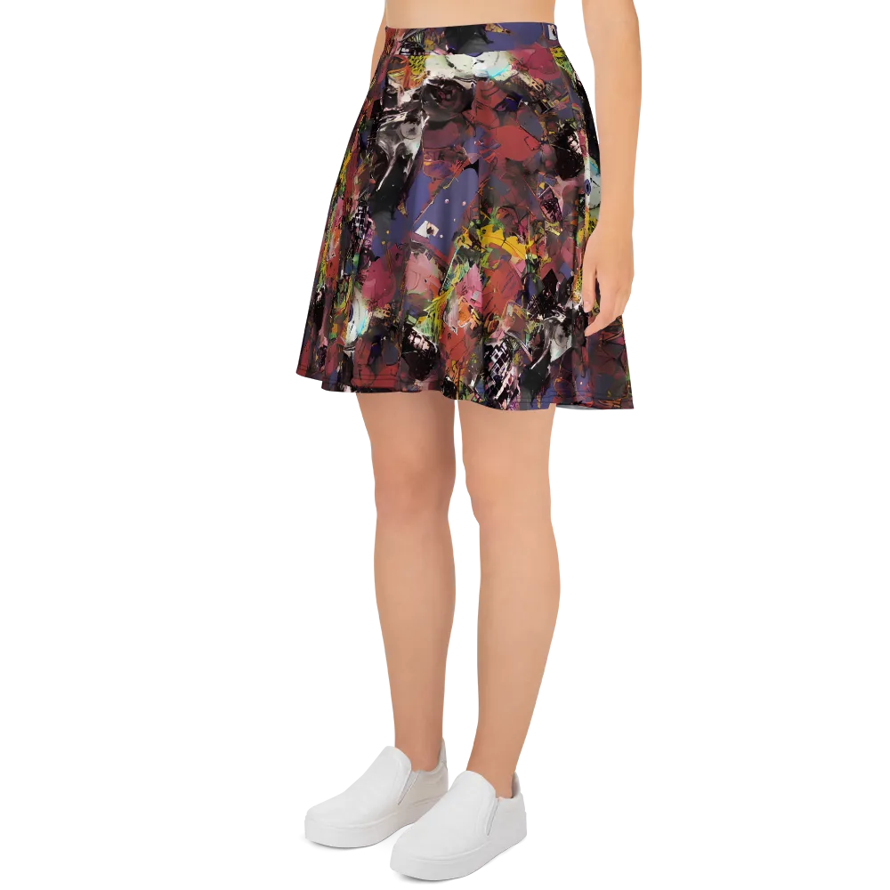 Riot of Rhythm on Skater Skirt — Left