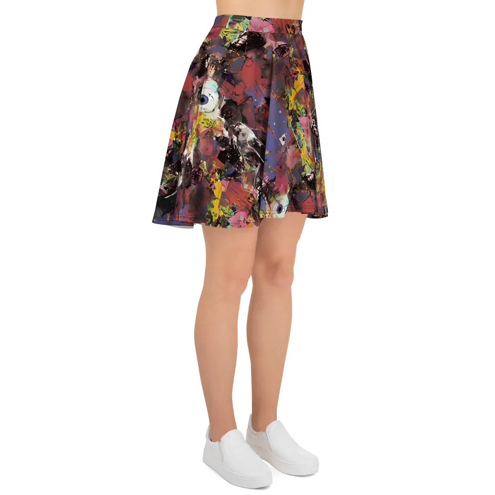 Riot of Rhythm on Skater Skirt — Right