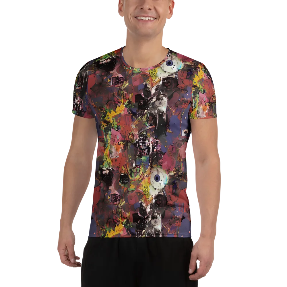 Riot of Rhythm on Men's Athletic T-Shirt — Front