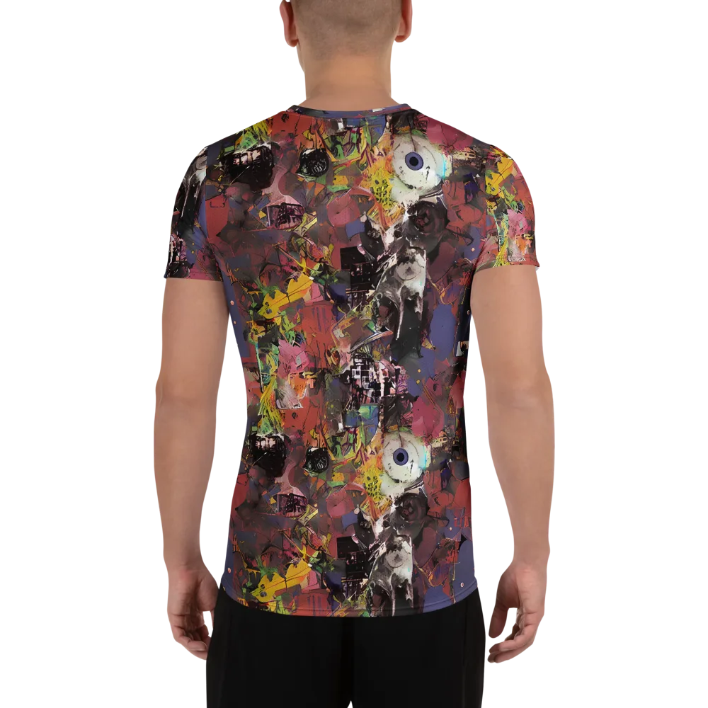 Riot of Rhythm on Men's Athletic T-Shirt — Back