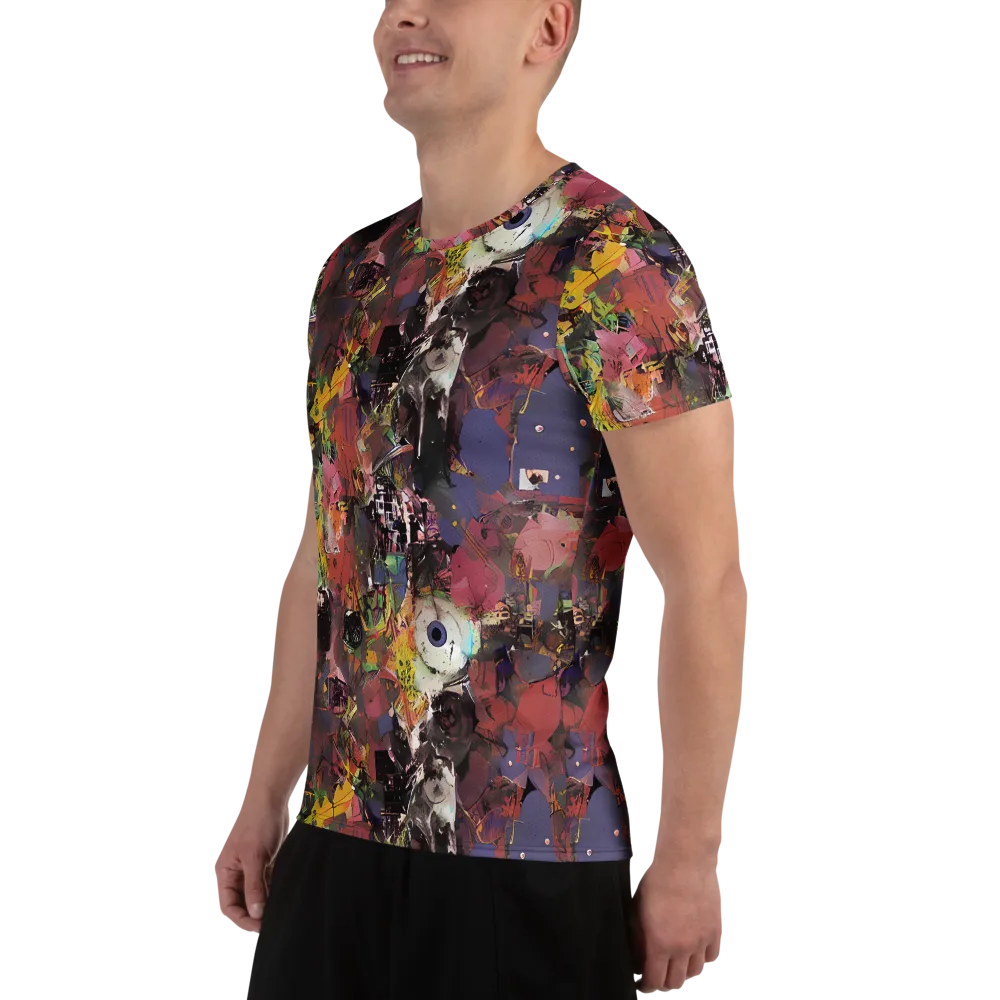 Riot of Rhythm on Men's Athletic T-Shirt — Left