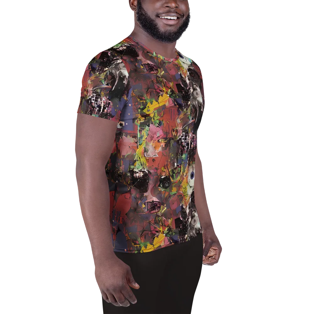 Riot of Rhythm on Men's Athletic T-Shirt — Right