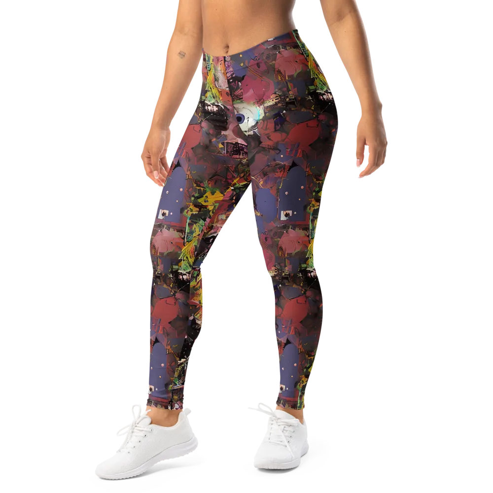 Riot of Rhythm on Leggings — Left Front