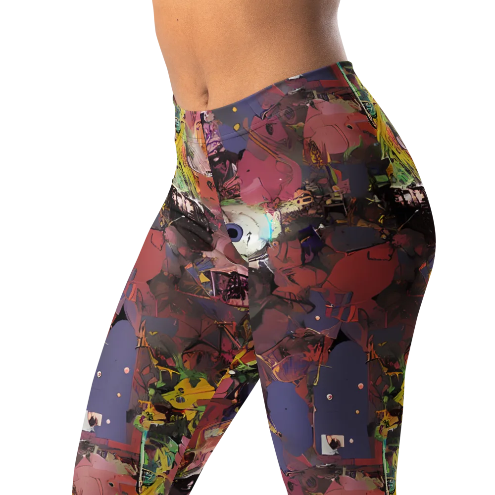 Riot of Rhythm on Leggings — Left Front