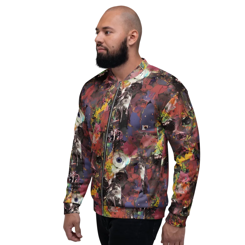 Riot of Rhythm on Bomber Jacket — Left