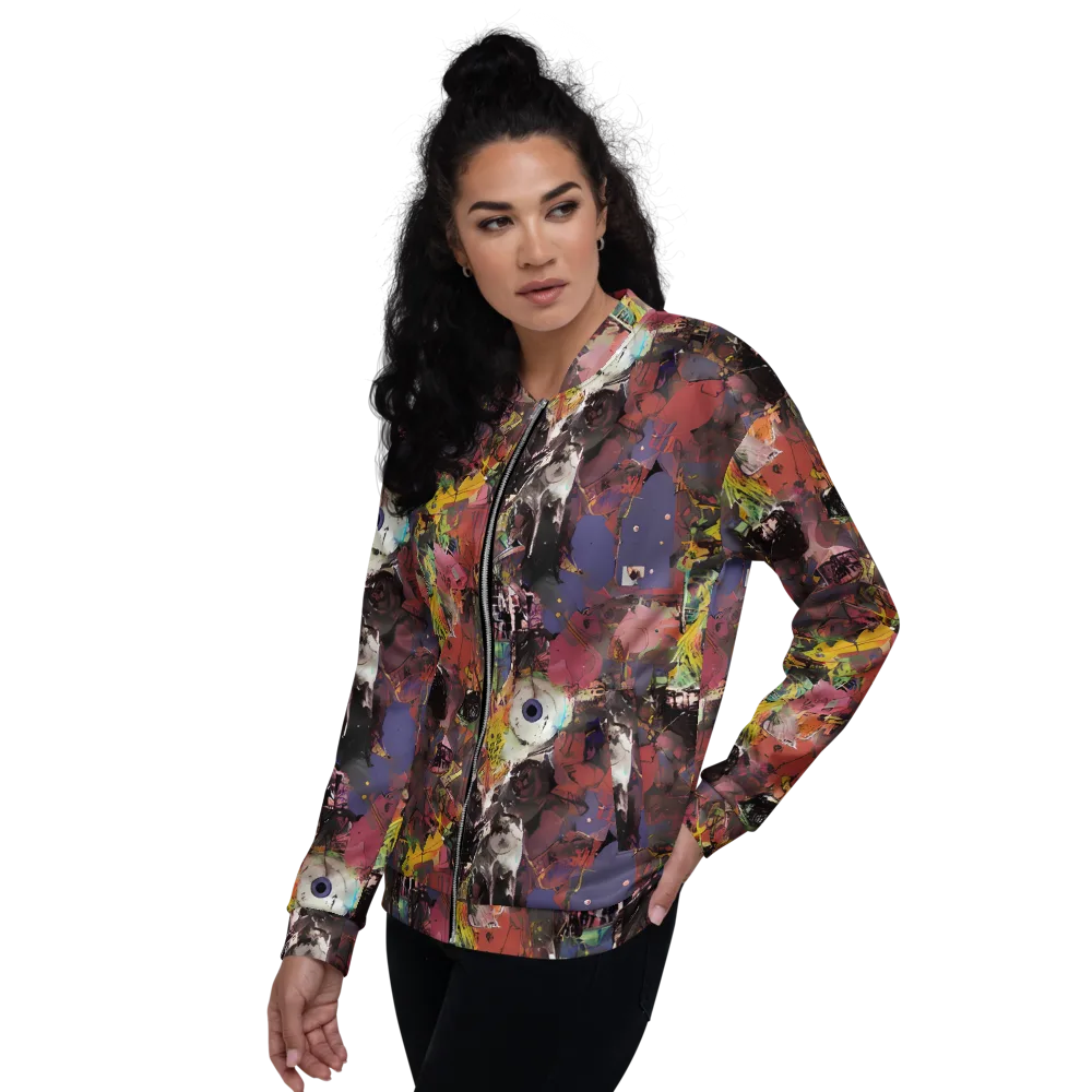 Riot of Rhythm on Bomber Jacket — Left
