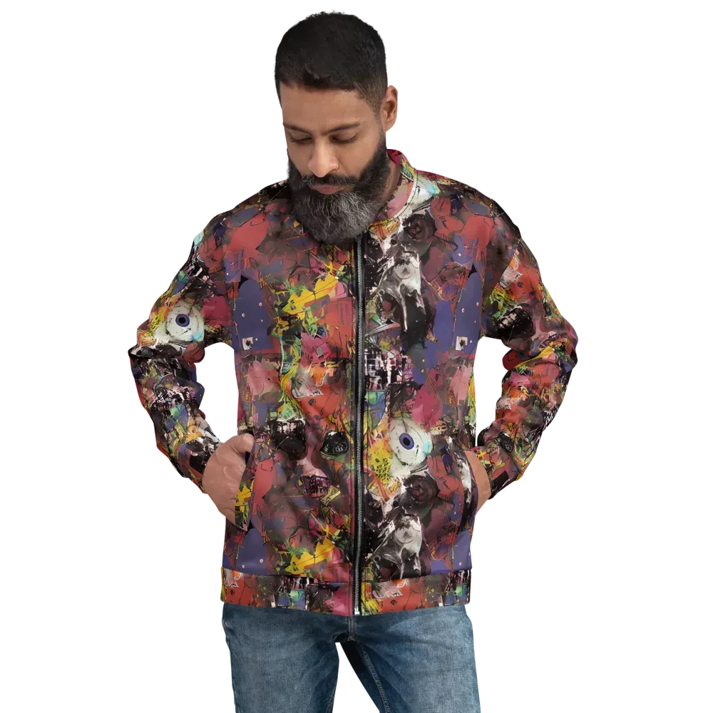 Riot of Rhythm on Bomber Jacket — Front
