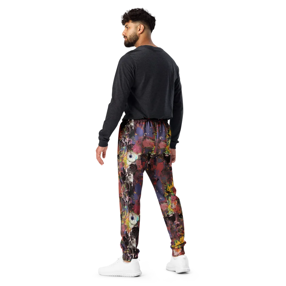 Riot of Rhythm on Men's Joggers — Back
