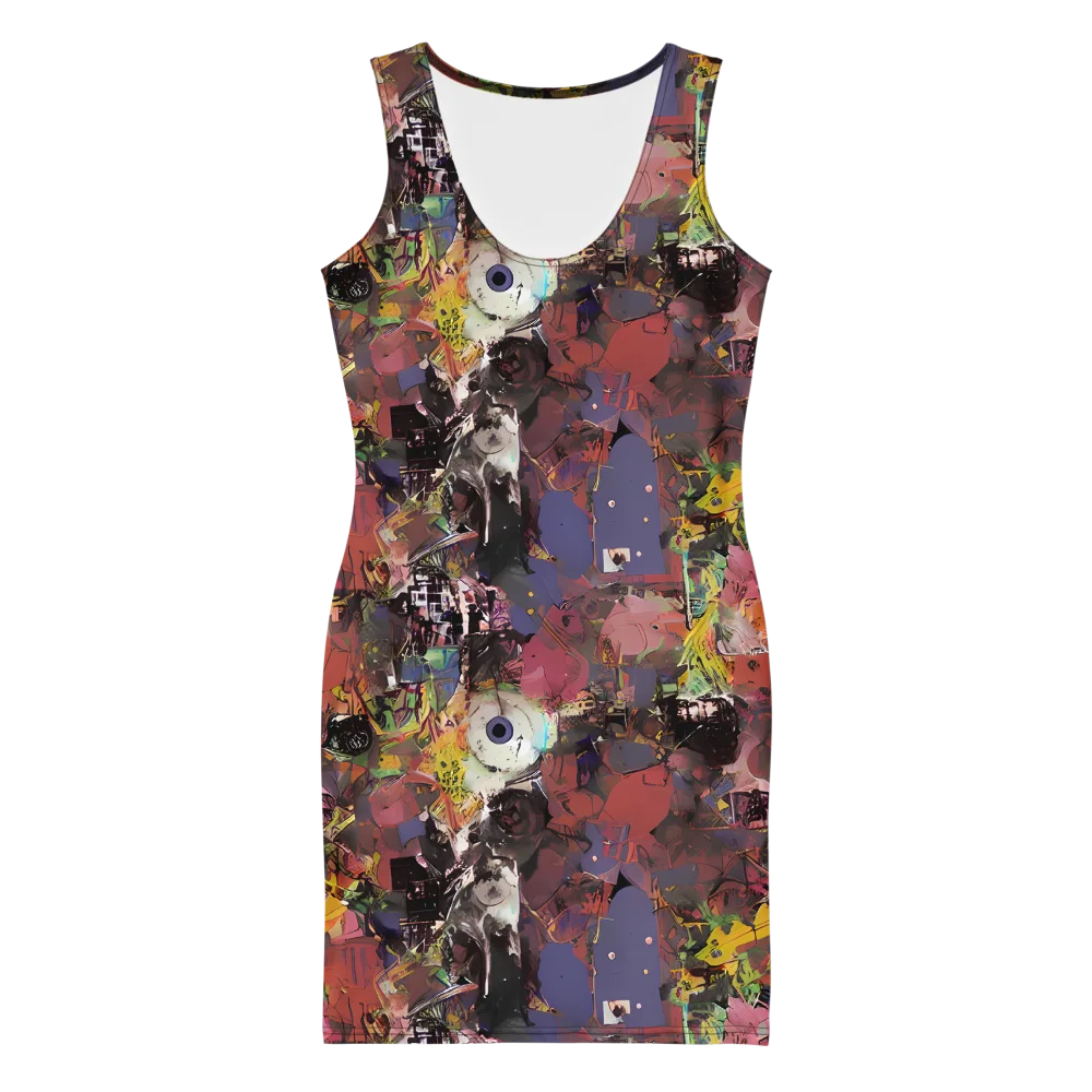 Riot of Rhythm on Bodycon Dress — Front