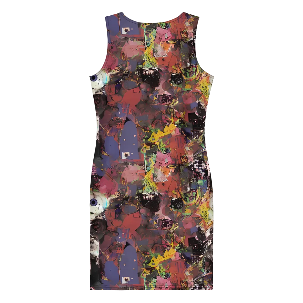 Riot of Rhythm on Bodycon Dress — Back
