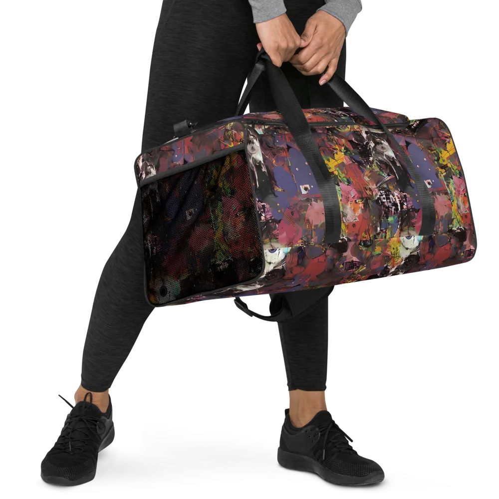 Riot of Rhythm on Duffle Bag — Right Front