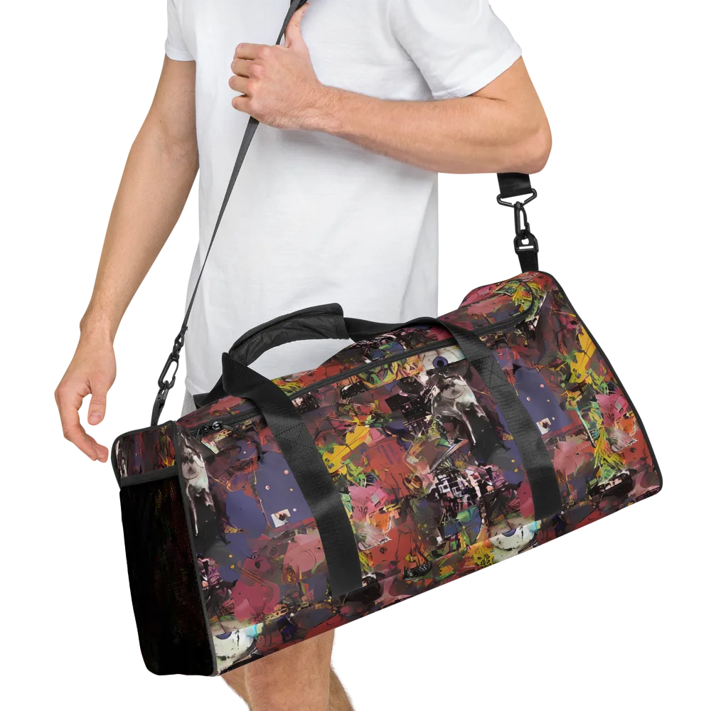 Riot of Rhythm on Duffle Bag — Right Front