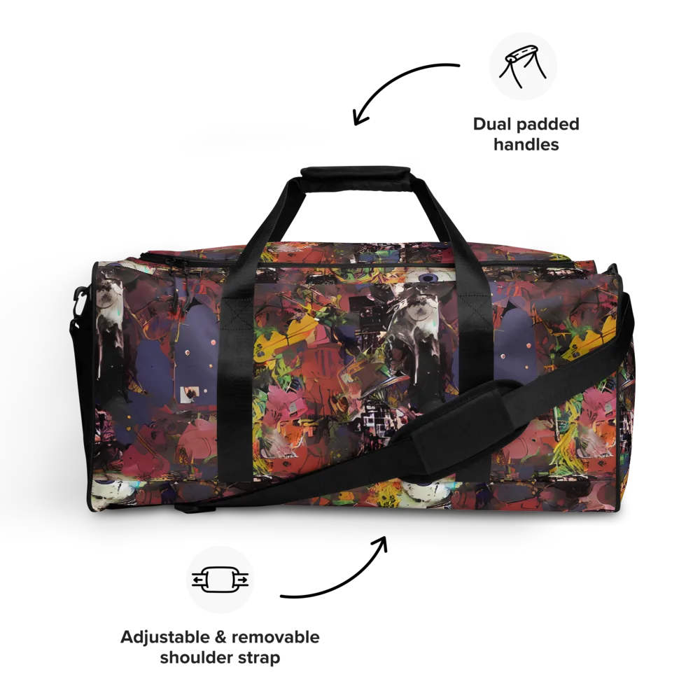 Riot of Rhythm on Duffle Bag — Front