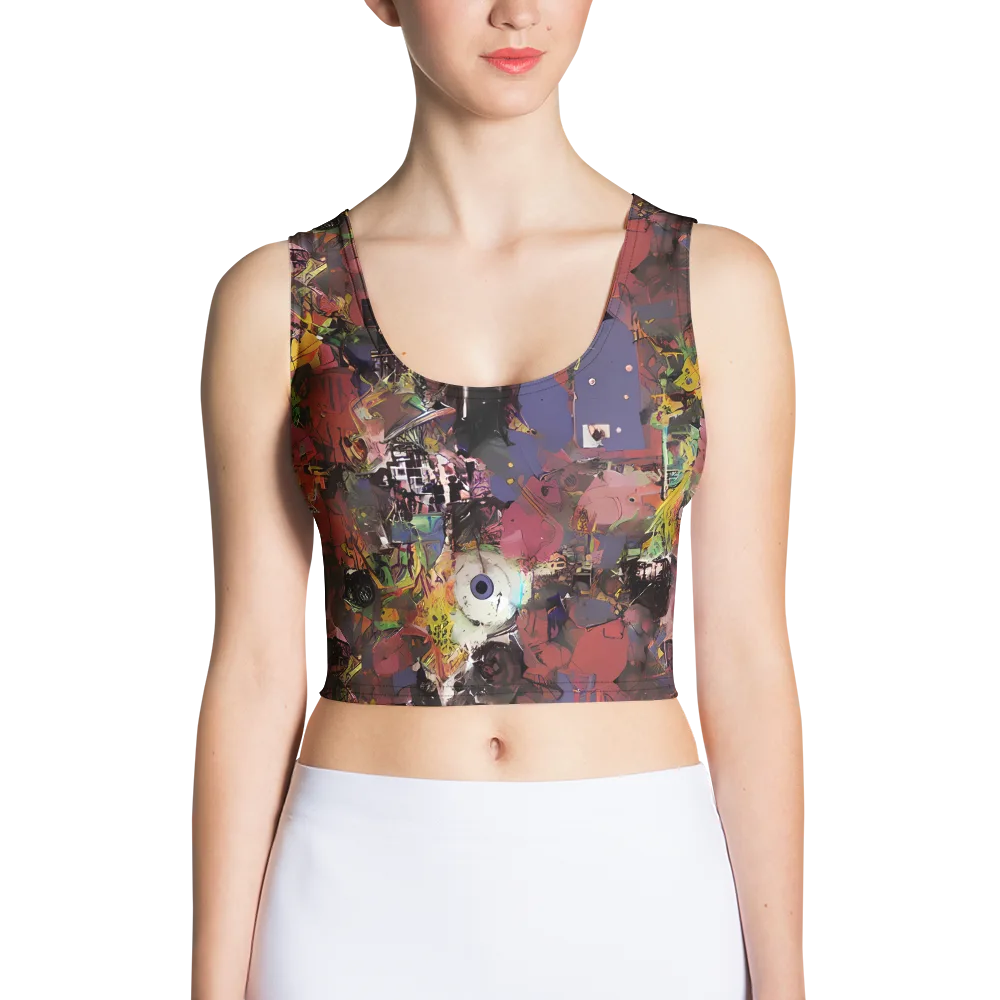 Riot of Rhythm on Crop Top — Front