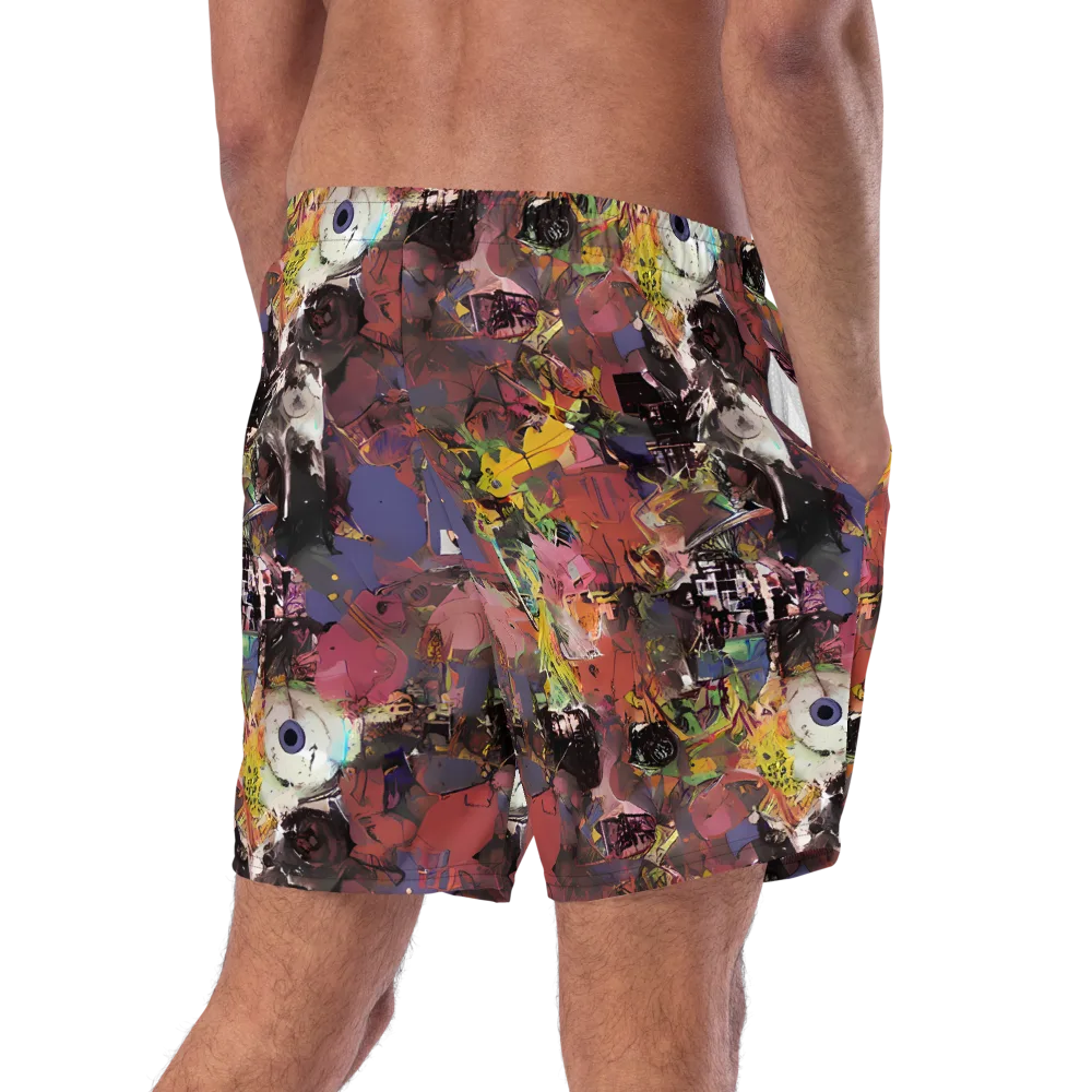 Riot of Rhythm on Swim Trunks — Right Back