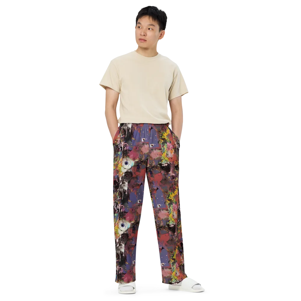 Riot of Rhythm on Wide-Leg Pants — Front