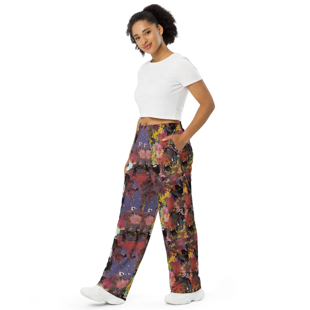 Riot of Rhythm on Wide-Leg Pants — Left Front