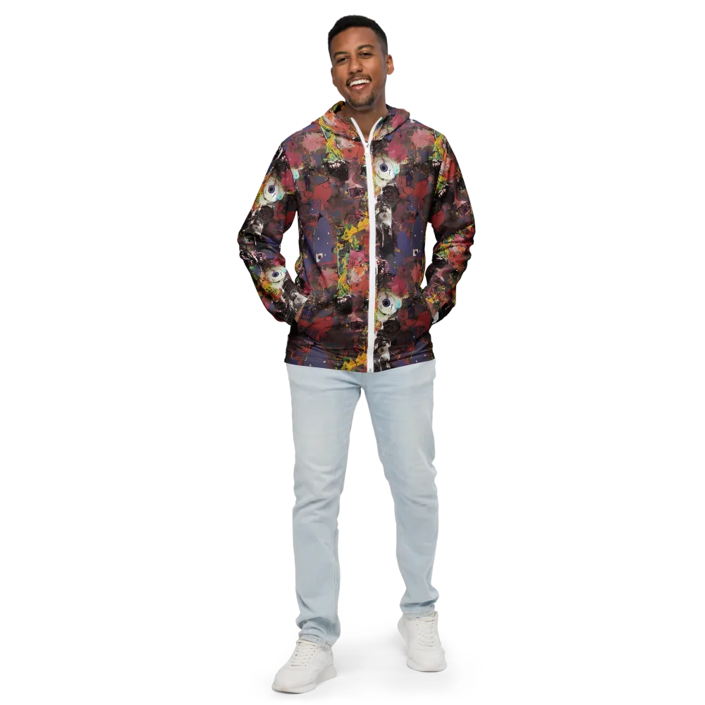 Riot of Rhythm on Men's Windbreaker — Front
