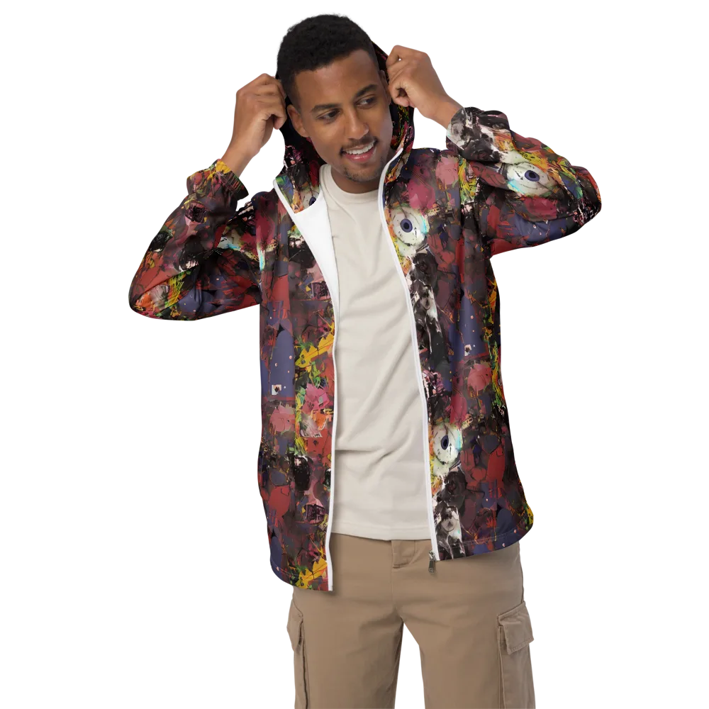 Riot of Rhythm on Men's Windbreaker — Front