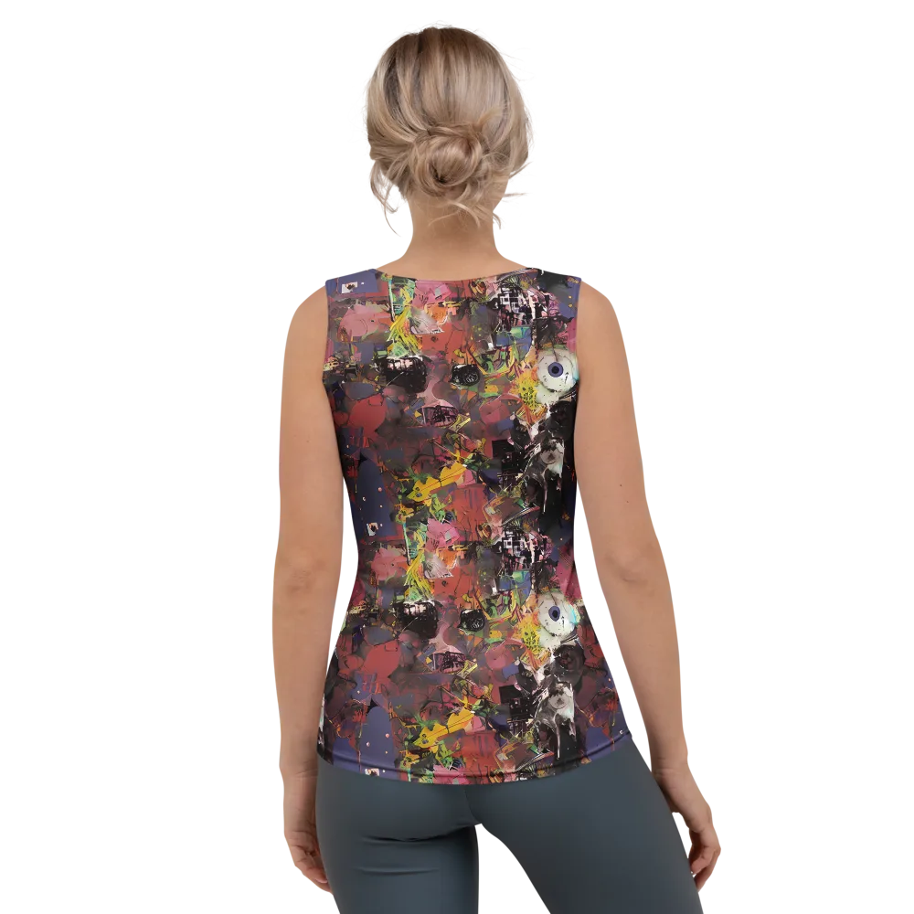 Riot of Rhythm on Women's Tank Top — Back