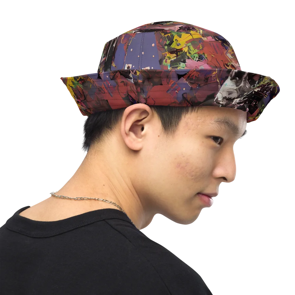 Riot of Rhythm on Reversible Bucket Hat — Right Outside