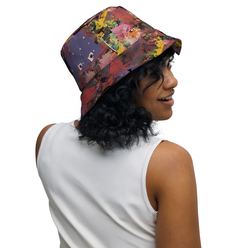 Riot of Rhythm on Reversible Bucket Hat — Right Outside