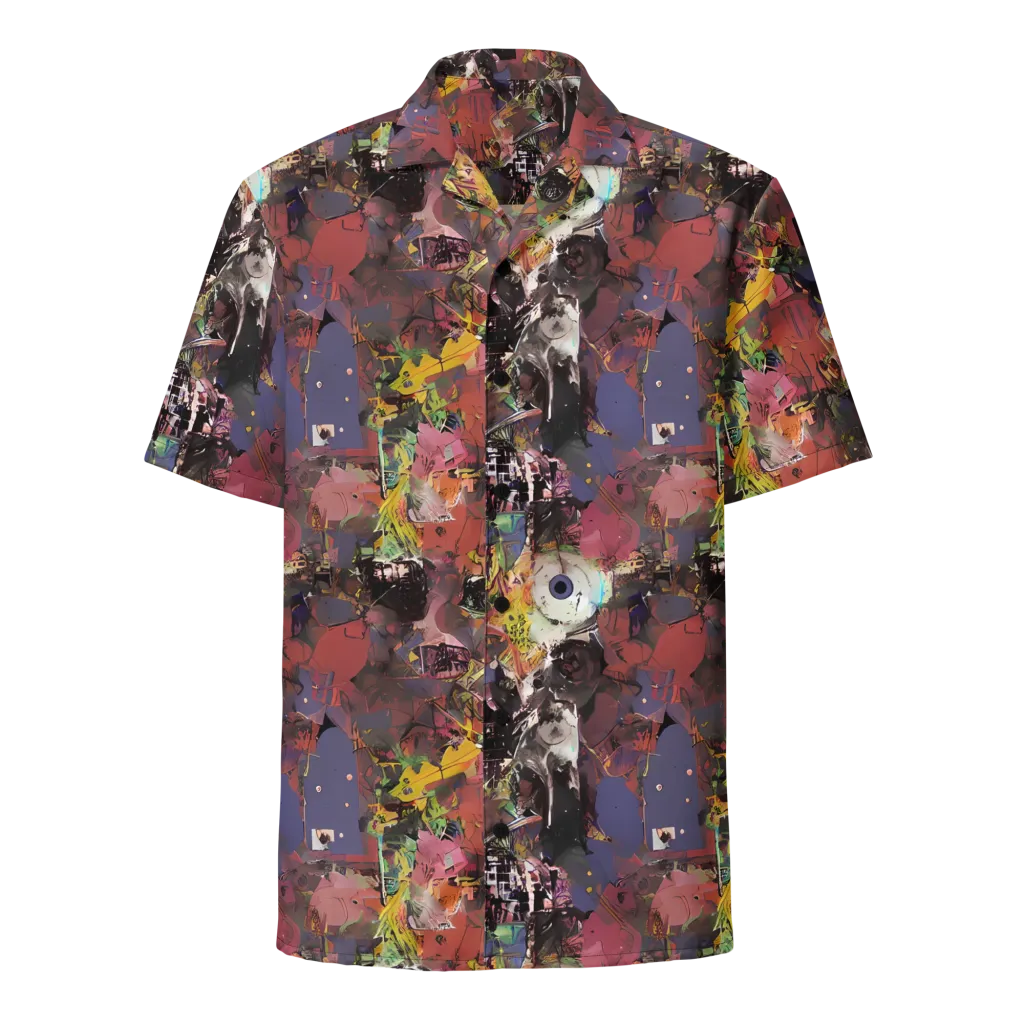 Riot of Rhythm on Button Shirt — Front