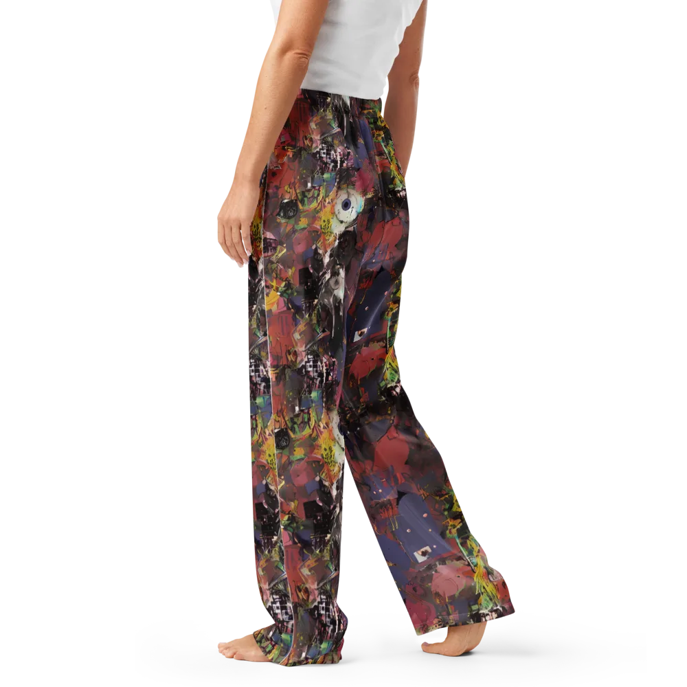 Riot of Rhythm on Women's Pajama Pants — Left