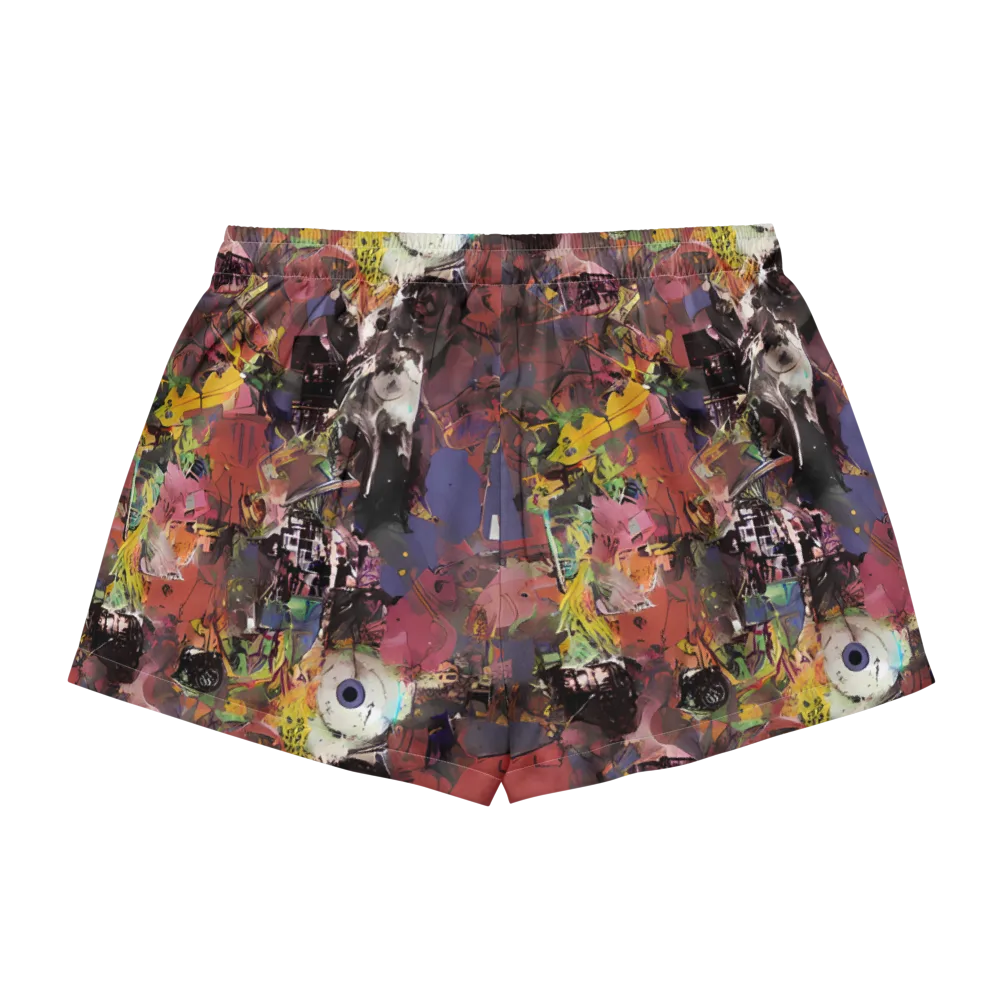 Riot of Rhythm on Women's Pajama Shorts — Back