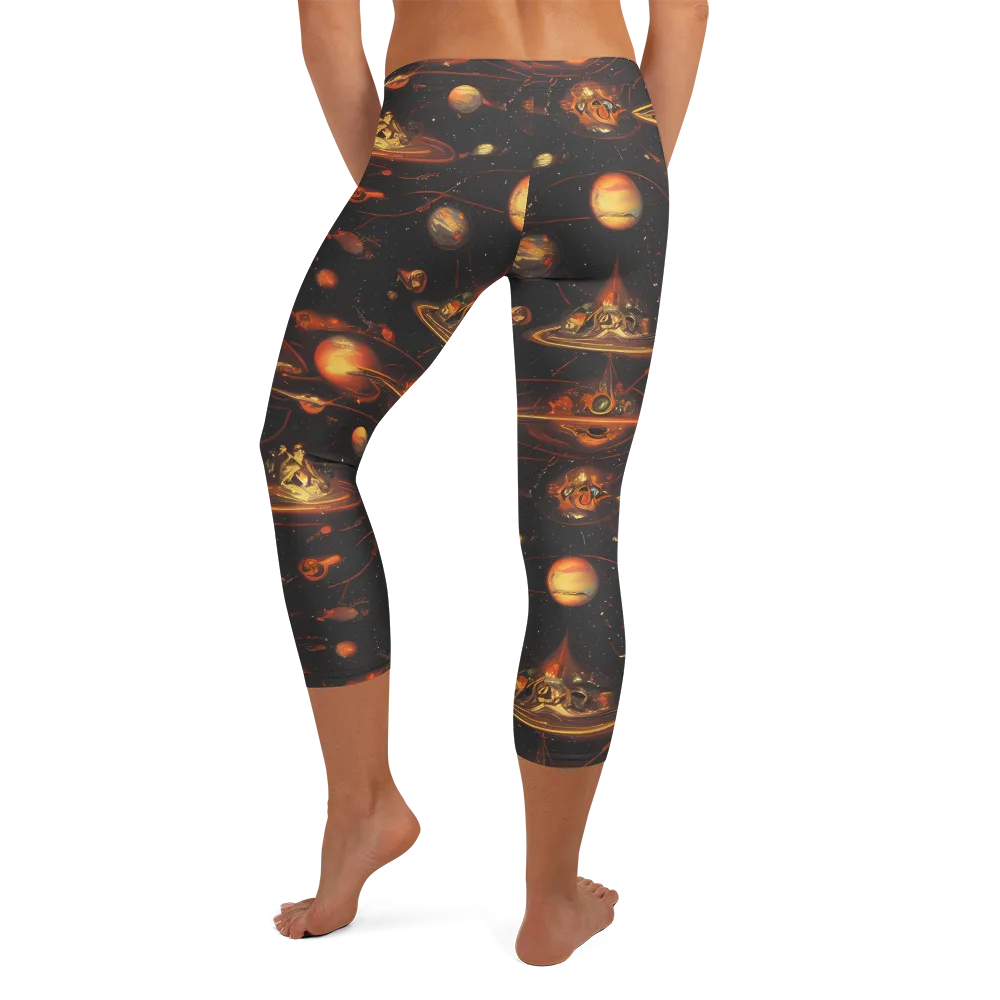 Murillo Vortex on Capri Leggings — Back