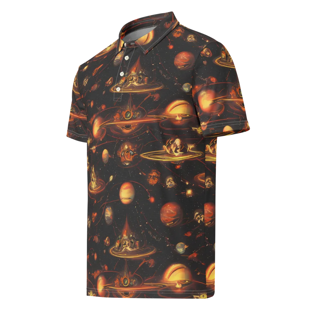 Murillo Vortex on Men's Slim Fit Polo Shirt — Left Front