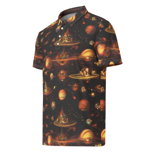 Murillo Vortex on a Men's Slim Fit Polo Shirt
