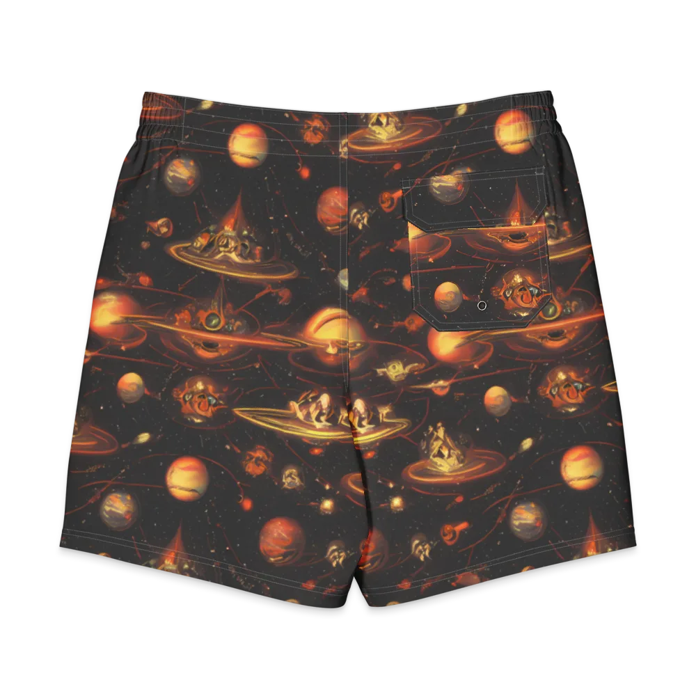 Murillo Vortex on Men's Board Shorts — Back