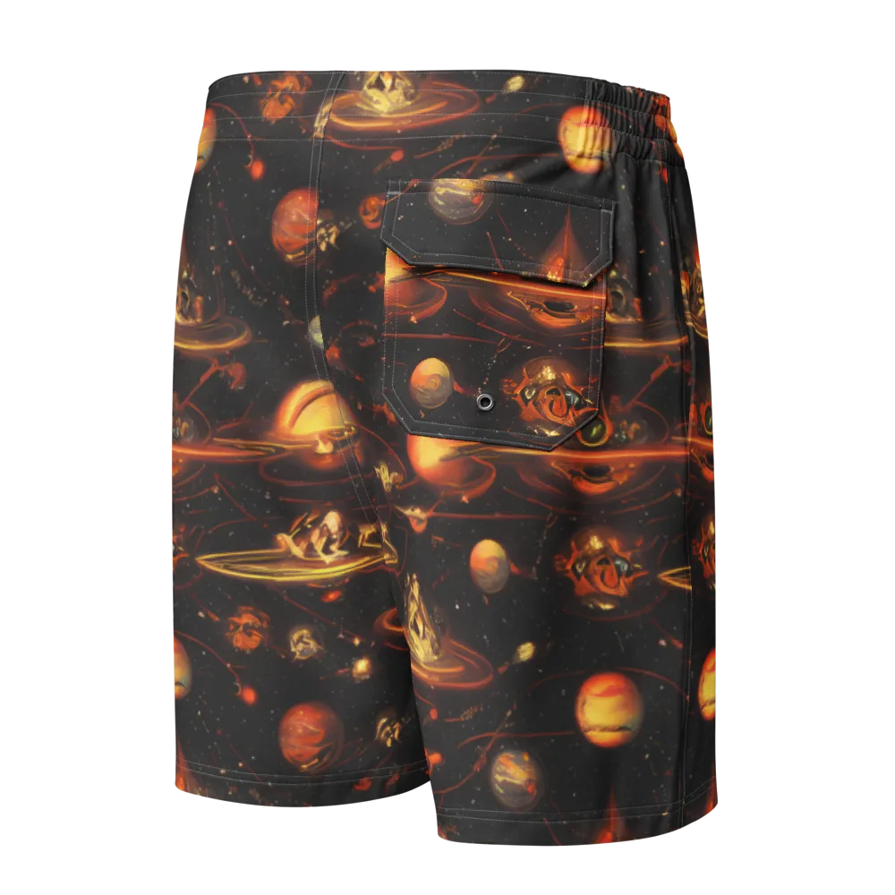 Murillo Vortex on Men's Board Shorts — Back