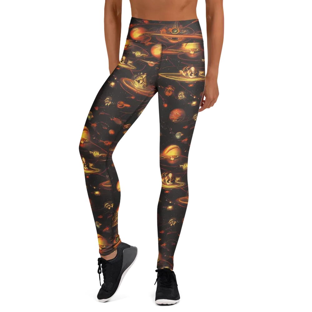 Murillo Vortex on Yoga Leggings — Front