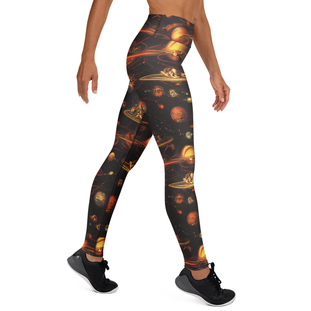Murillo Vortex on Yoga Leggings — Right