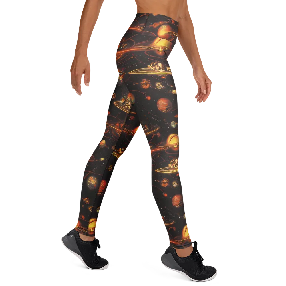 Murillo Vortex on Yoga Leggings — Right