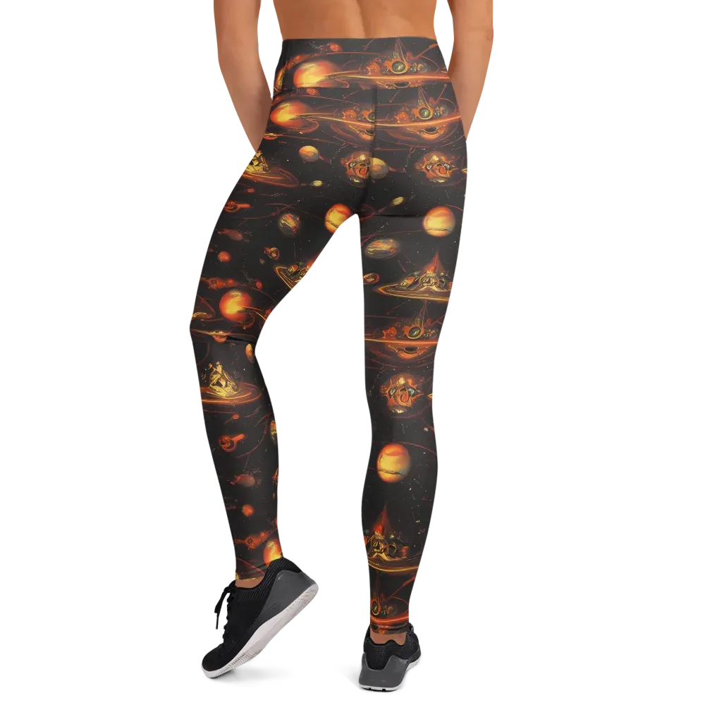 Murillo Vortex on Yoga Leggings — Back