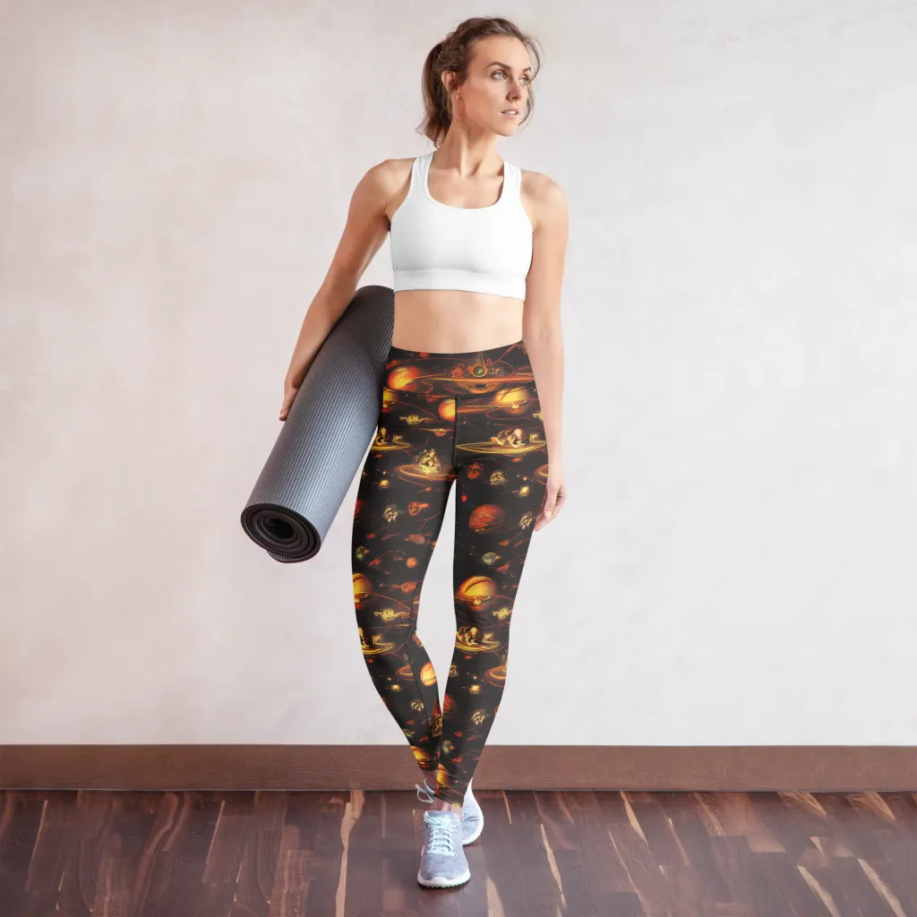 Murillo Vortex on Yoga Leggings — Front