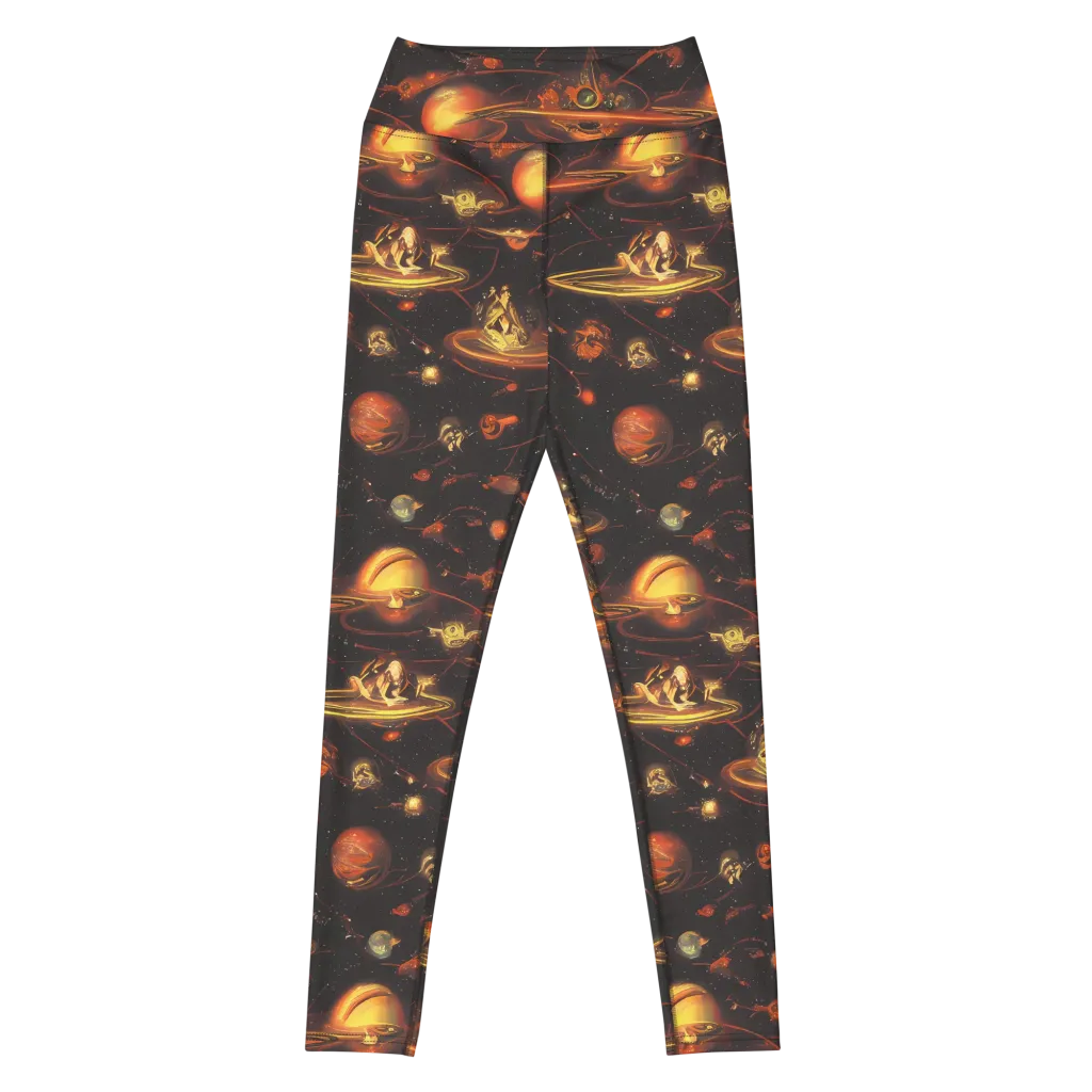 Murillo Vortex on Yoga Leggings — Front