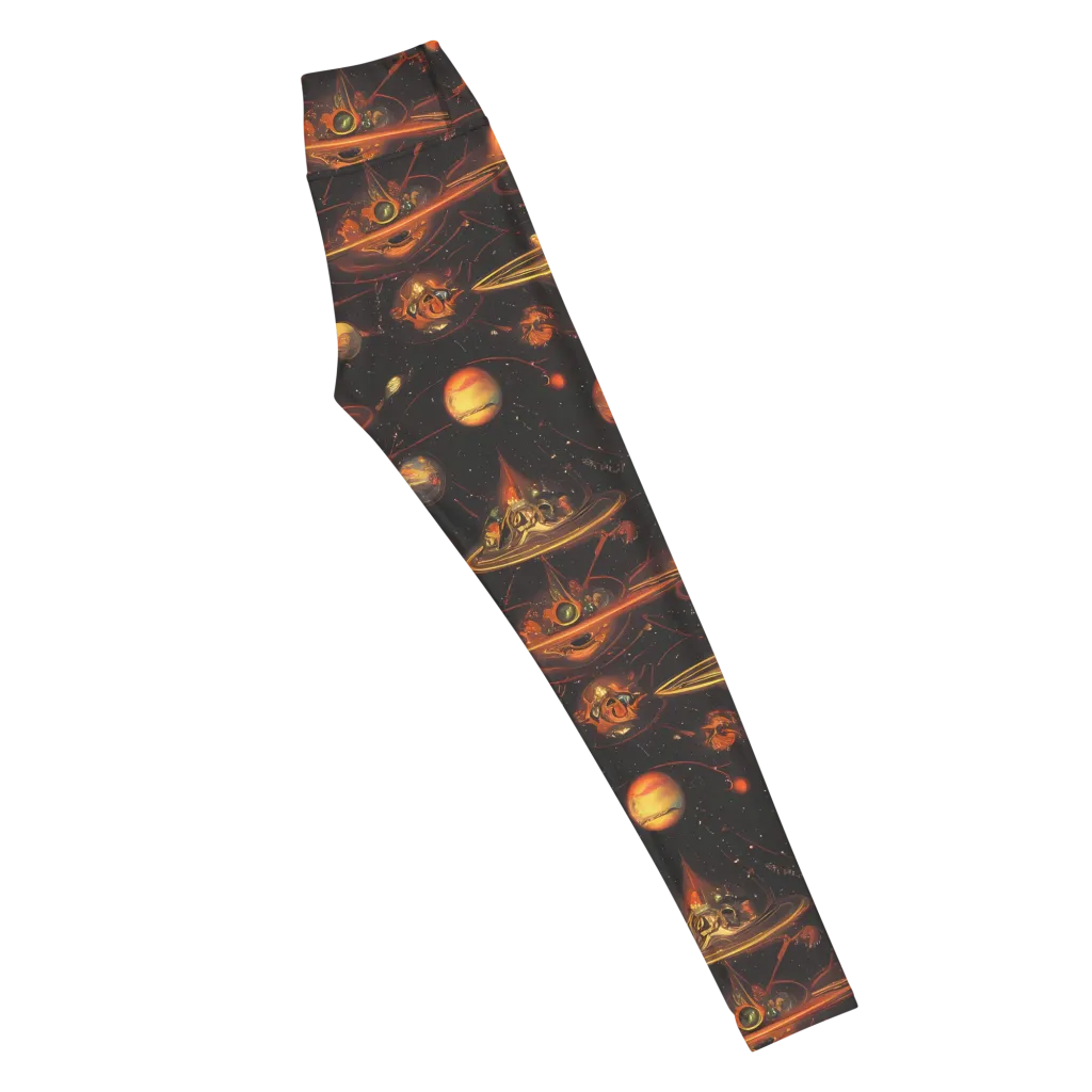Murillo Vortex on Yoga Leggings — Right