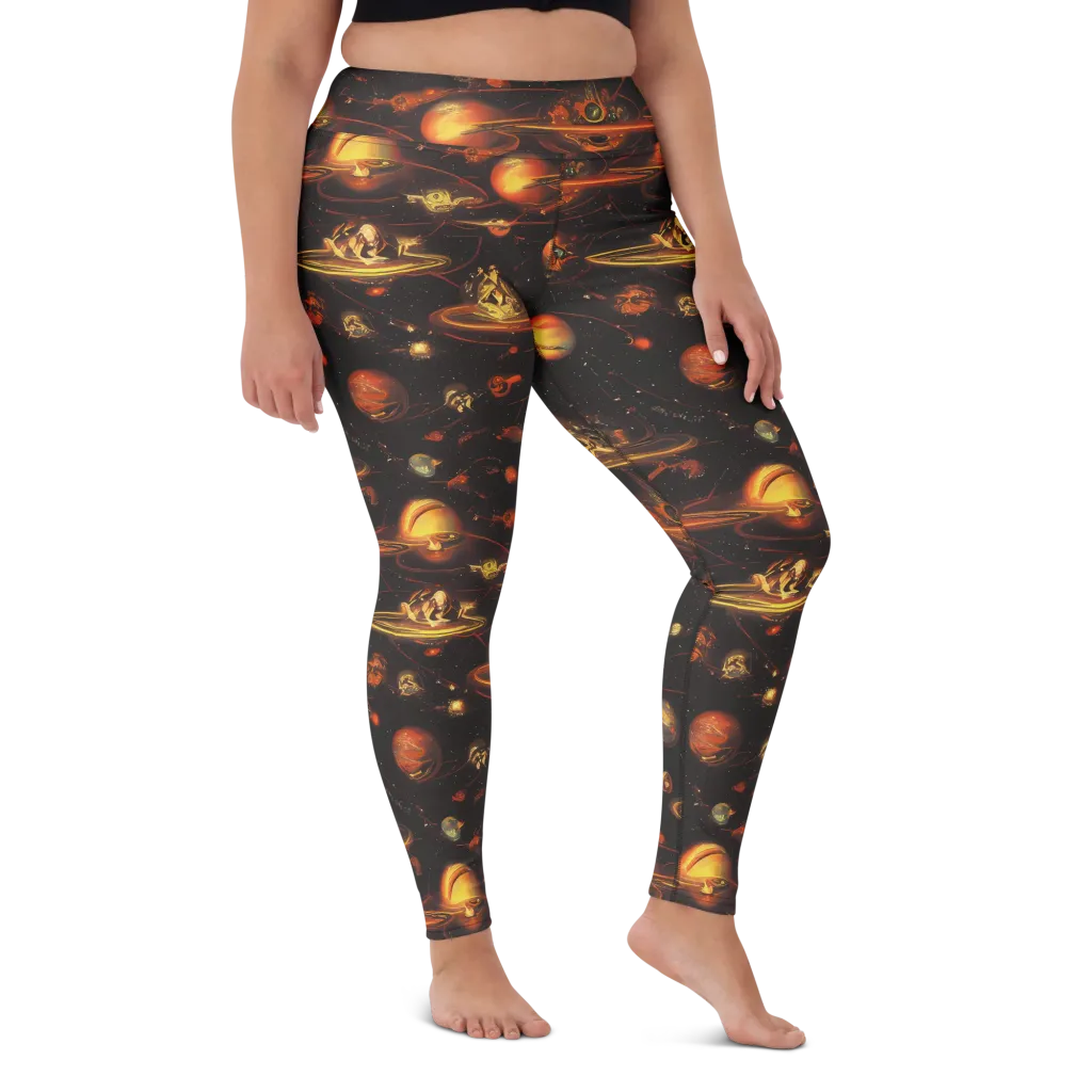 Murillo Vortex on Yoga Leggings — Front